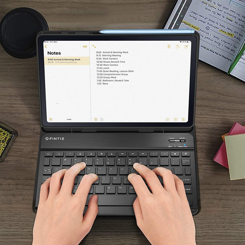 Galaxy Tab S6 Lite 2022/2020 Keyboard Case with Soft TPU Back | Fintie