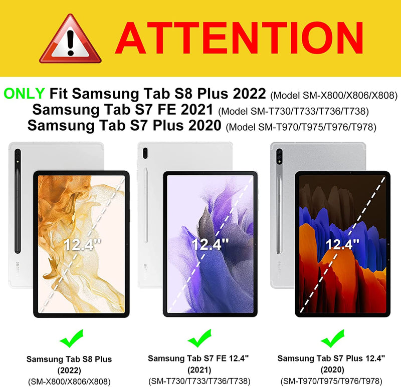Etui SAMSUNG Clavier Galaxy Tab S8+/S7+/S7 FE