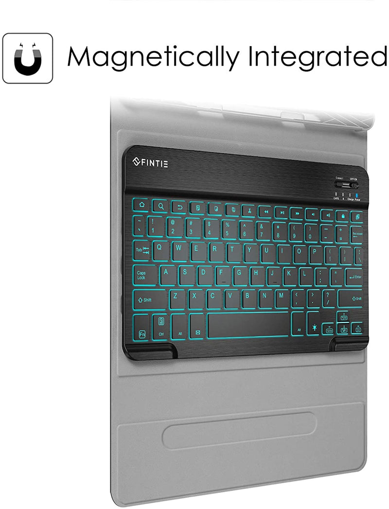 Galaxy Tab S8/Tab S7 11 inch 7 Color Backlit Bluetooth Keyboard Slim Case Cover | Fintie