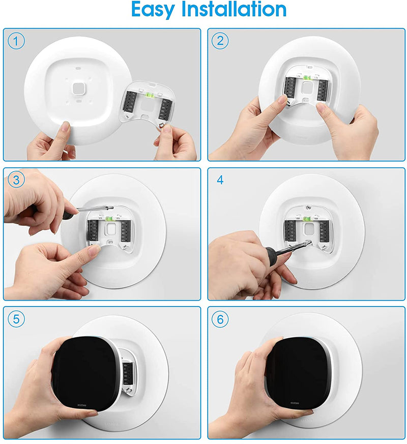 Ecobee Smart Thermostat With Voice Control Wall Plate Cover | Fintie