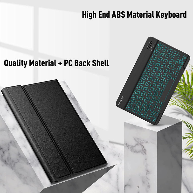 Galaxy Tab A8 10.5 Inch 2021 Keyboard Case [7 Color Backlight] | Fintie