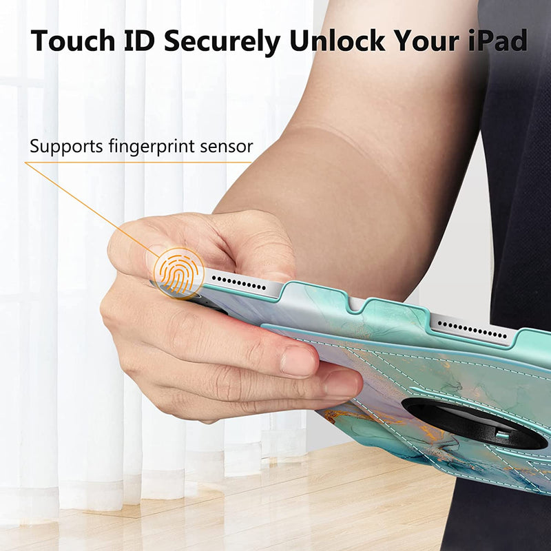 iPad 11-Inch A16 Chip 2025, iPad 10th Gen (2022) 360-Degree Rotating Case w/ Pencil Holder | Fintie