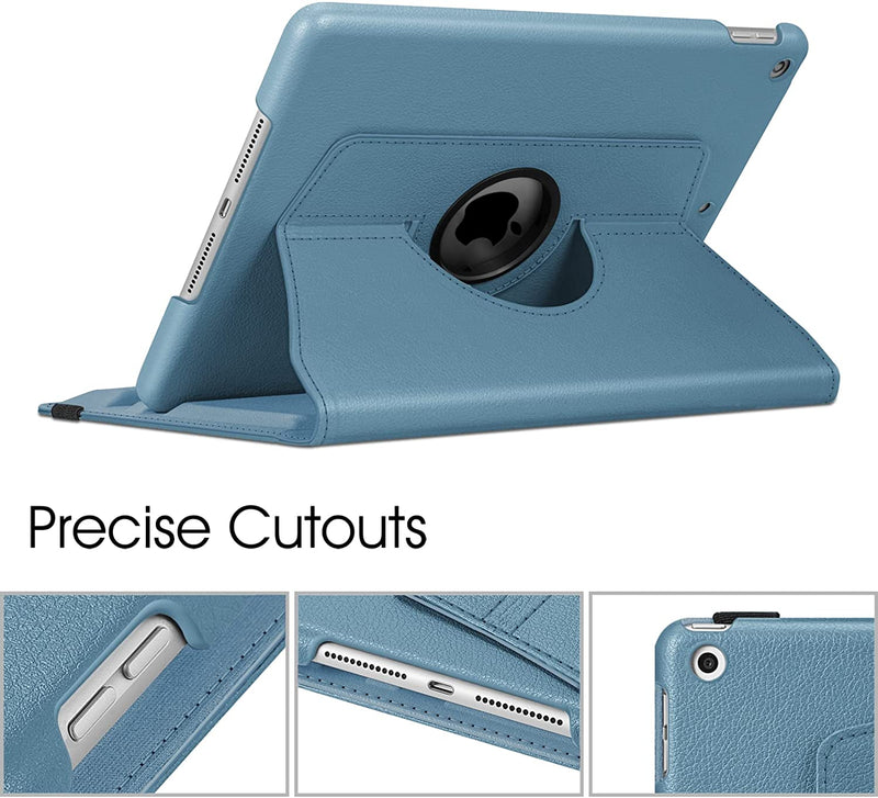 iPad 9th Gen, iPad 8th/7th Gen 360-Degree Rotating Case with Pencil Holder | Fintie