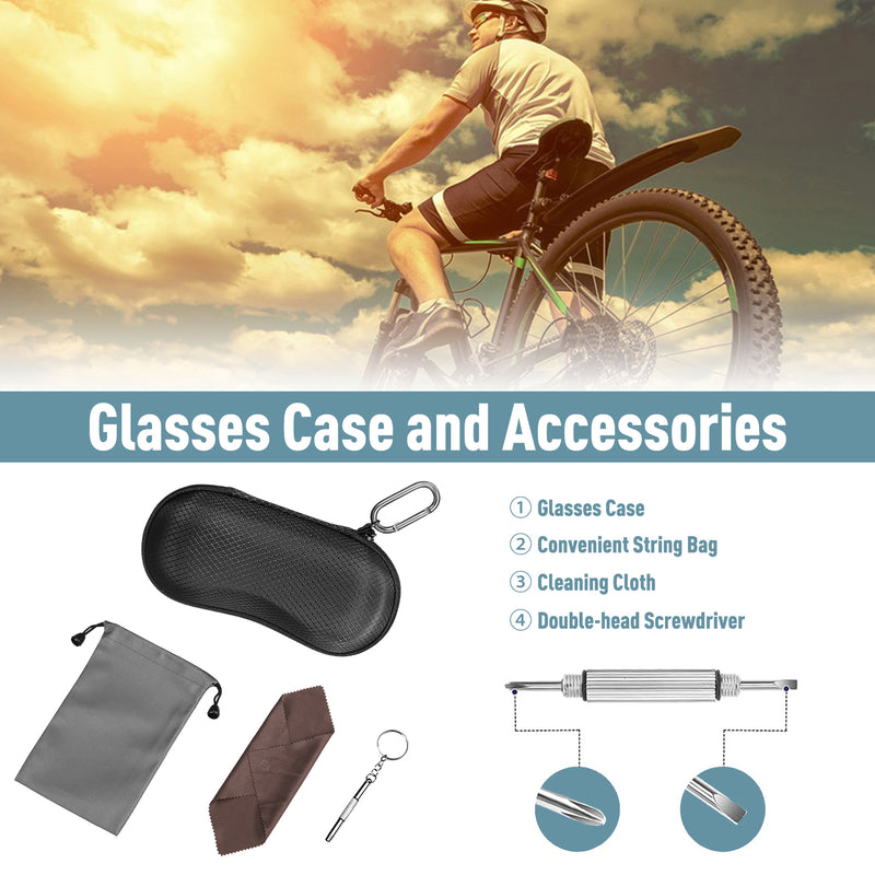 Hard EVA Sunglasses Case with Carabiner | Fintie