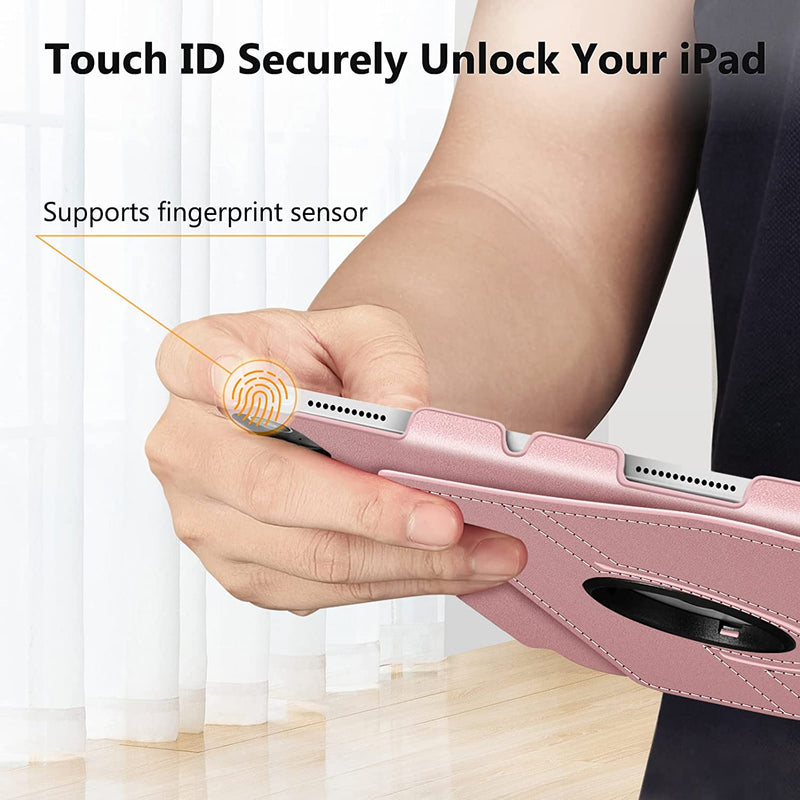 iPad 11-Inch A16 Chip 2025, iPad 10th Gen (2022) 360-Degree Rotating Case w/ Pencil Holder | Fintie