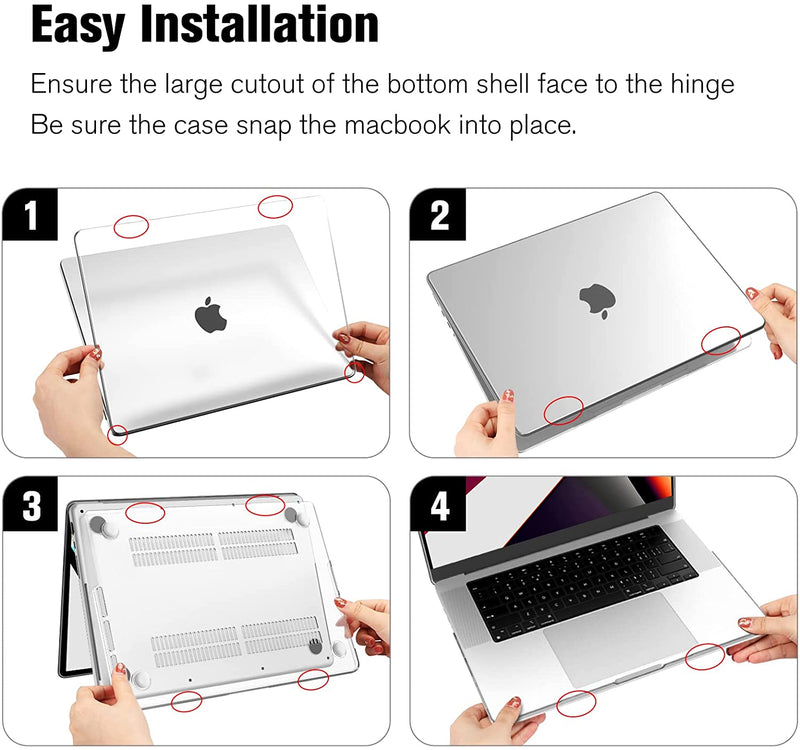 how to install macbook pro 16 case