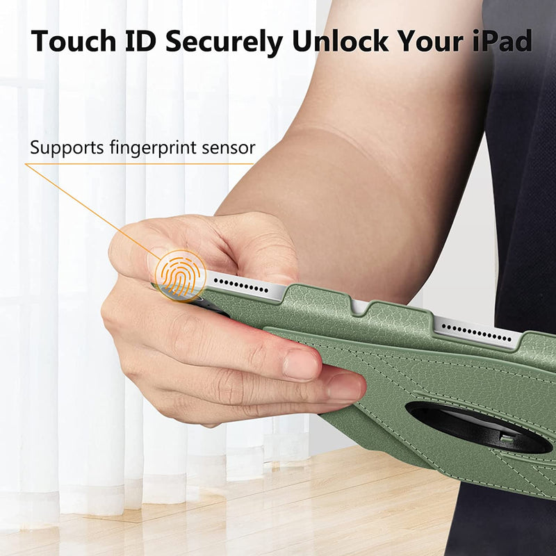 iPad 11-Inch A16 Chip 2025, iPad 10th Gen (2022) 360-Degree Rotating Case w/ Pencil Holder | Fintie