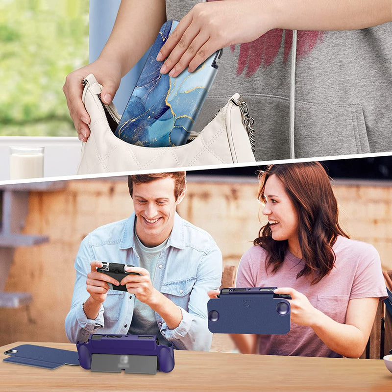 Nintendo Switch OLED Slim Soft TPU Flip Case | Fintie