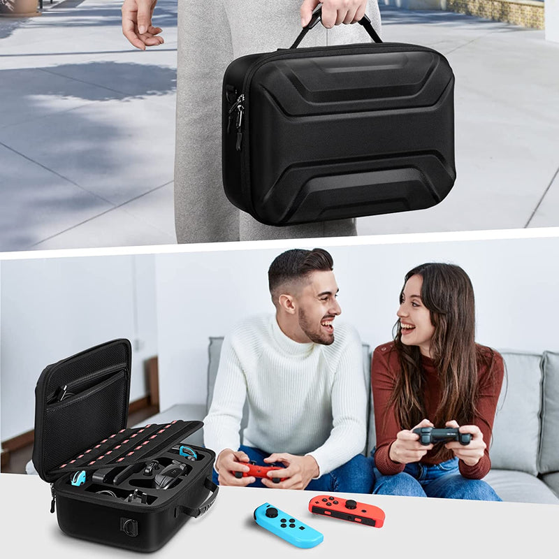 Nintendo Switch OLED 2021 / Switch 2017 Carrying Storage Case Messenger Bag | Fintie