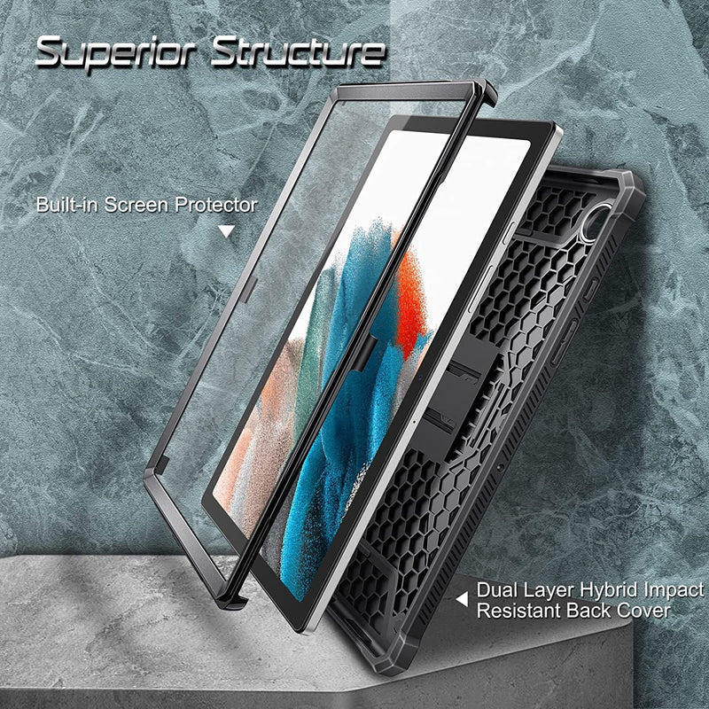 Galaxy Tab A8 10.5 Inch 2021 Tuatara Shockproof Case with Kickstand| Fintie