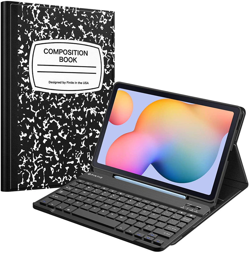 Galaxy Tab S6 Lite 2024/2022/2020 Keyboard Case with Soft TPU Back | Fintie