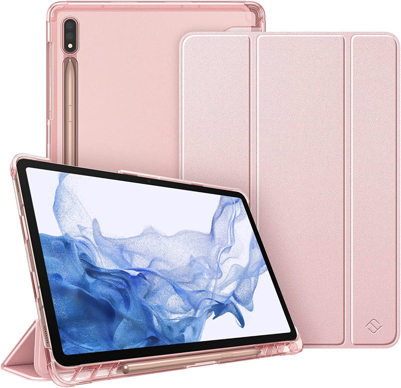 Galaxy Tab S8/Tab S7 11-inch Slim Case with Translucent Back Cover | Fintie