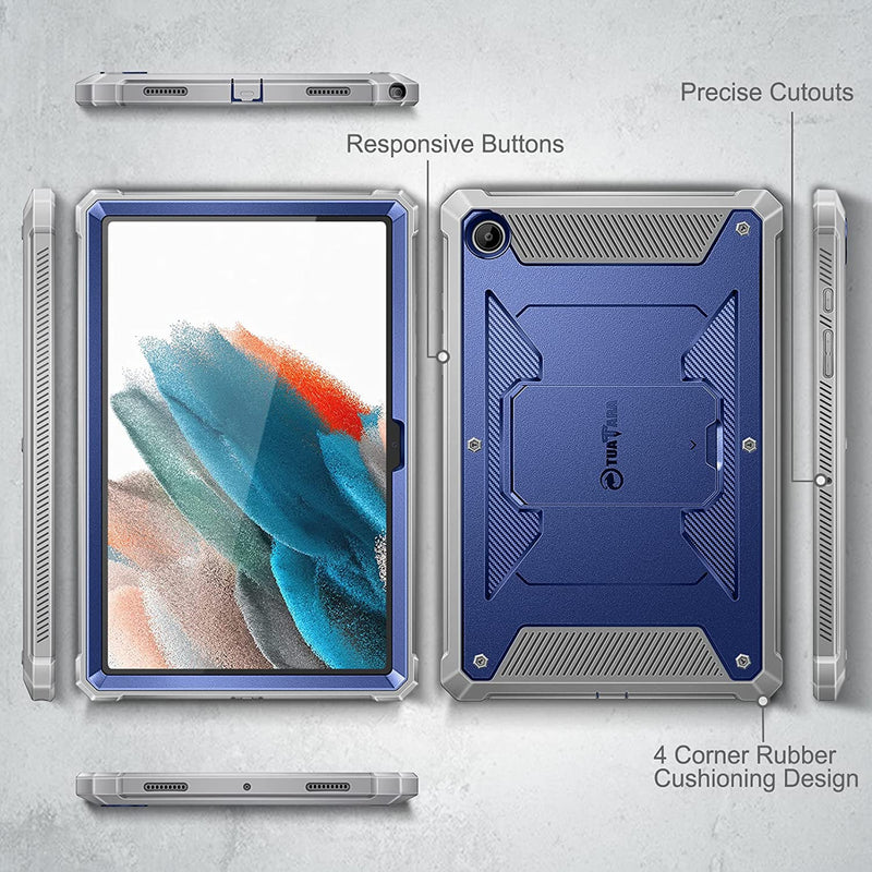 Galaxy Tab A8 10.5 Inch 2021 Tuatara Shockproof Case with Kickstand| Fintie