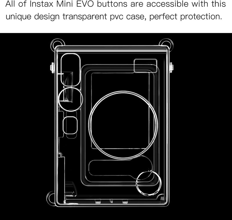 Fujifilm Instax Mini EVO Camera Protective Clear Case | Fintie