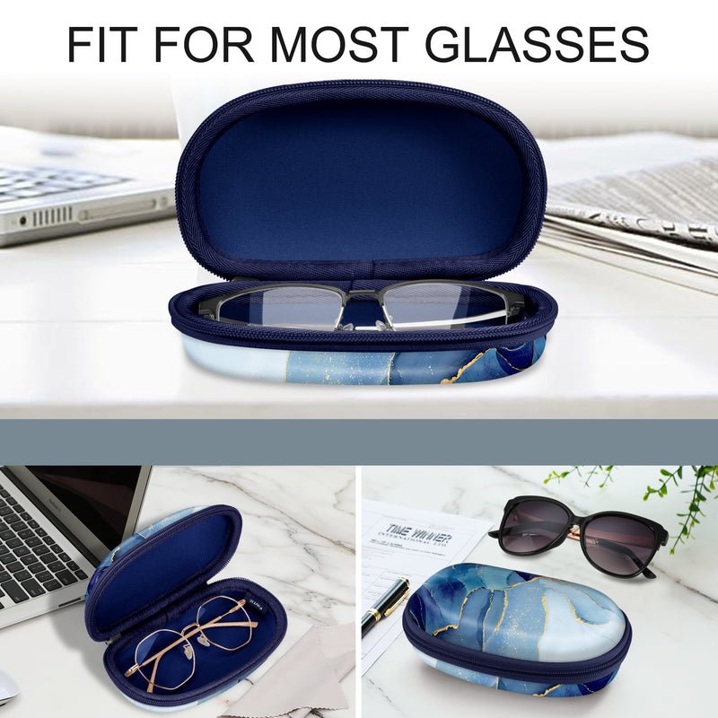 Zipper Eyeglasses Case with Carabiner | Fintie