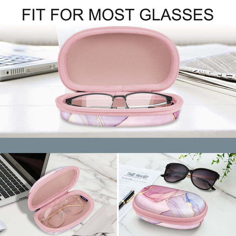 Zipper Eyeglasses Case with Carabiner | Fintie