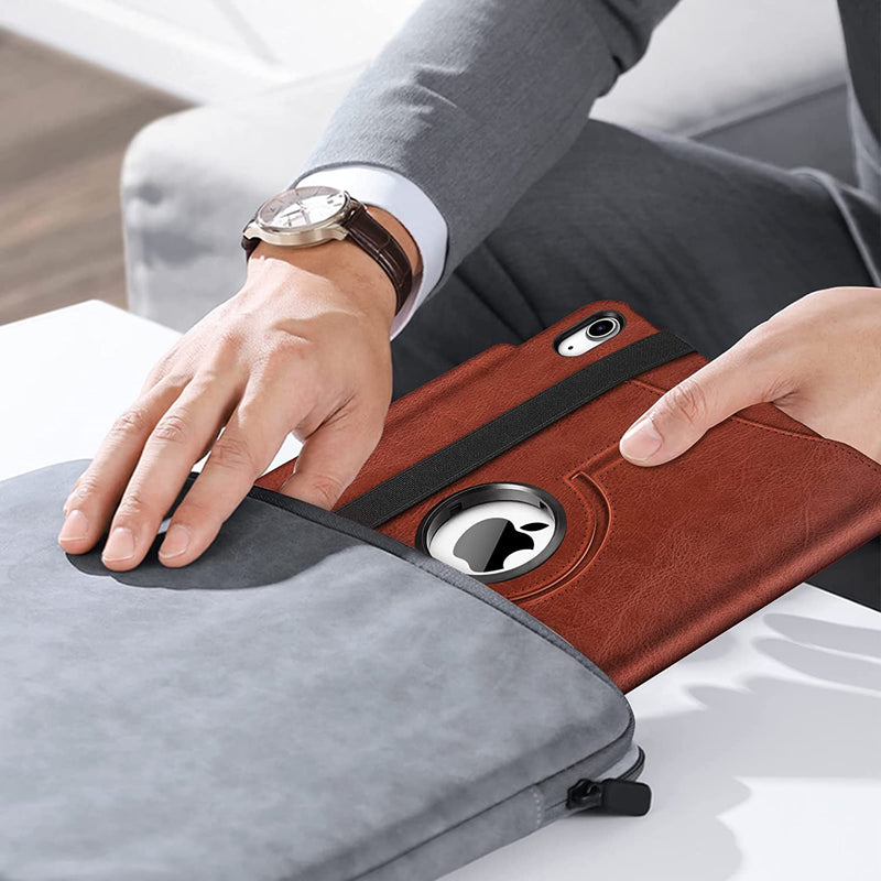 iPad 11-Inch A16 Chip 2025, iPad 10th Gen (2022) 360-Degree Rotating Case w/ Pencil Holder | Fintie