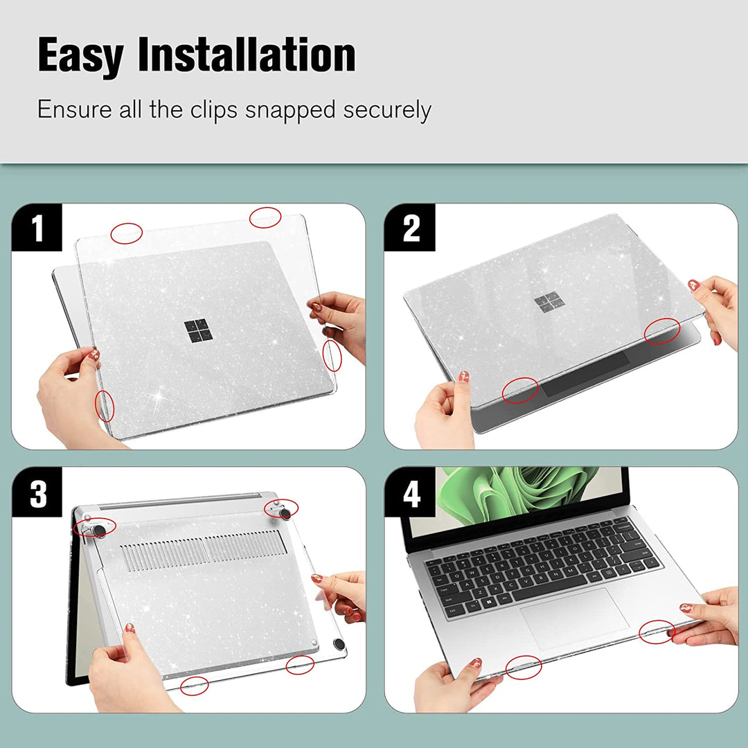 Surface Laptop 5/4/3 13.5-inch w/ Metal Keyboard Snap-on Hard