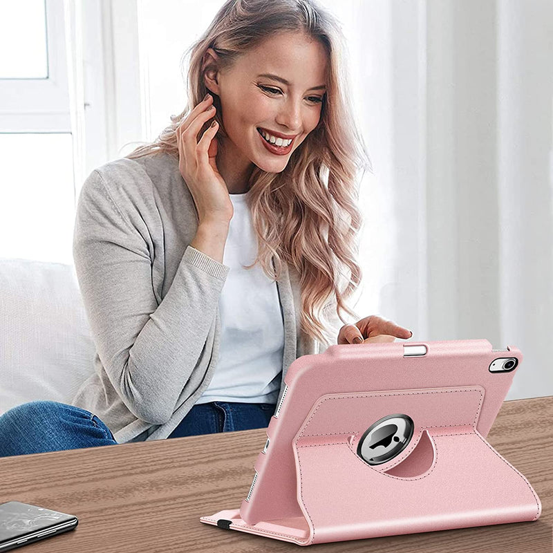iPad 11-Inch A16 Chip 2025, iPad 10th Gen (2022) 360-Degree Rotating Case w/ Pencil Holder | Fintie