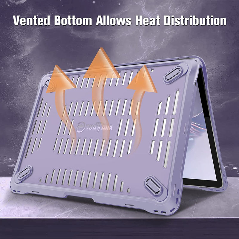 fintie macbook air case for easy heat distribution 