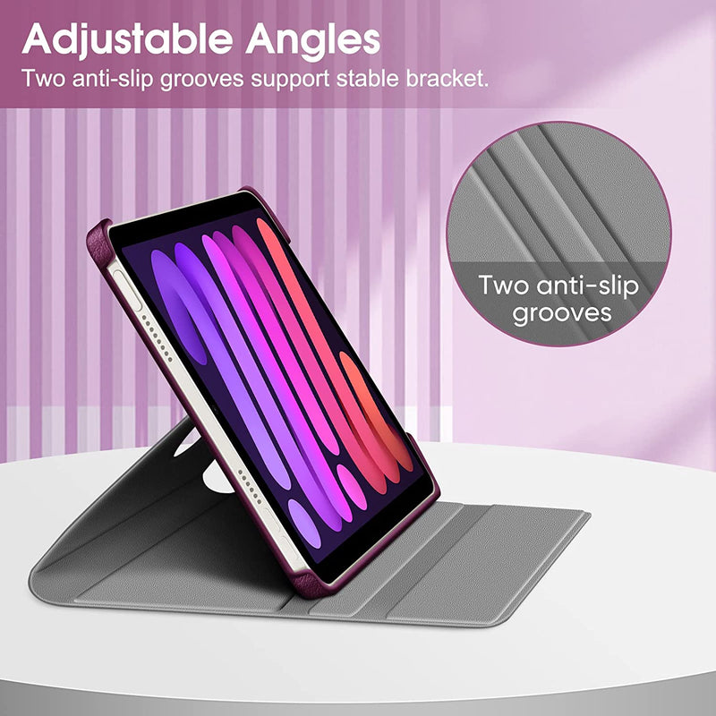 iPad Mini A17 Pro (2024)/iPad Mini 6th Gen (2021) Slim Rotating Case | Fintie