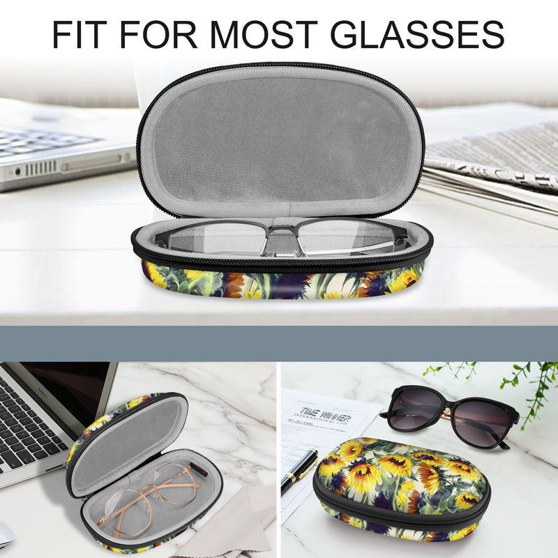 Zipper Eyeglasses Case with Carabiner | Fintie
