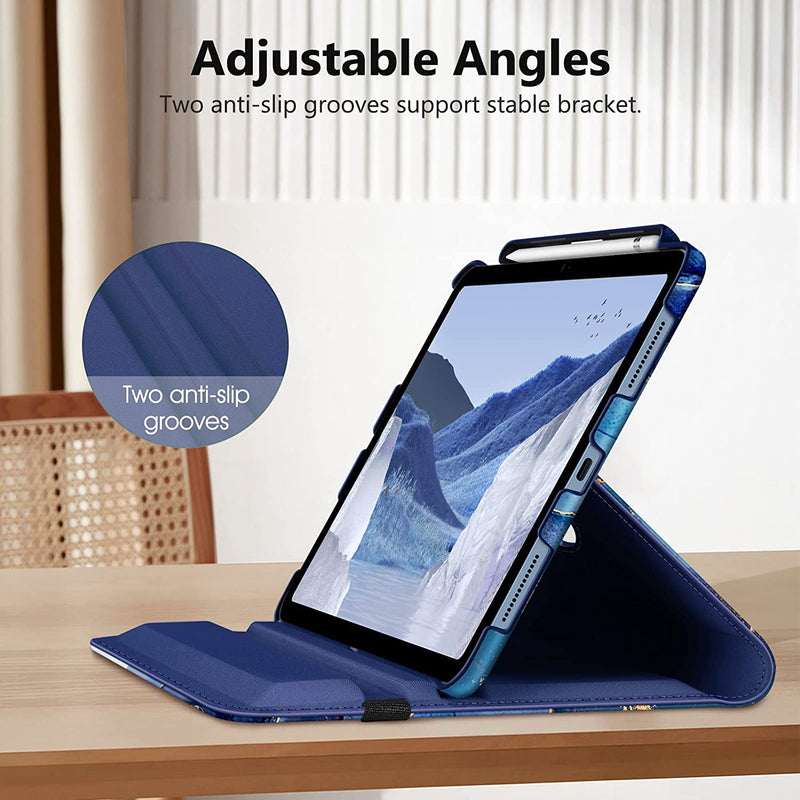 iPad 11-Inch A16 Chip 2025, iPad 10th Gen (2022) 360-Degree Rotating Case w/ Pencil Holder | Fintie