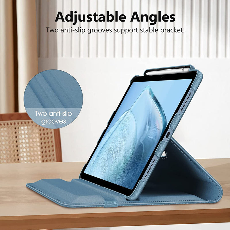 iPad 11-Inch A16 Chip 2025, iPad 10th Gen (2022) 360-Degree Rotating Case w/ Pencil Holder | Fintie