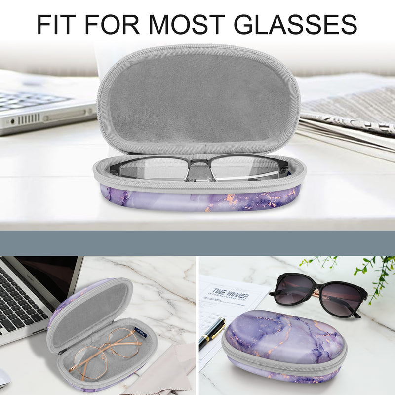 Zipper Eyeglasses Case with Carabiner | Fintie