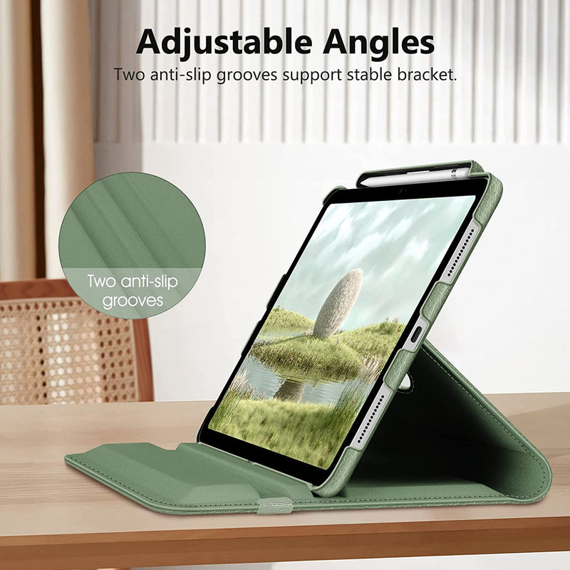 iPad 11-Inch A16 Chip 2025, iPad 10th Gen (2022) 360-Degree Rotating Case w/ Pencil Holder | Fintie