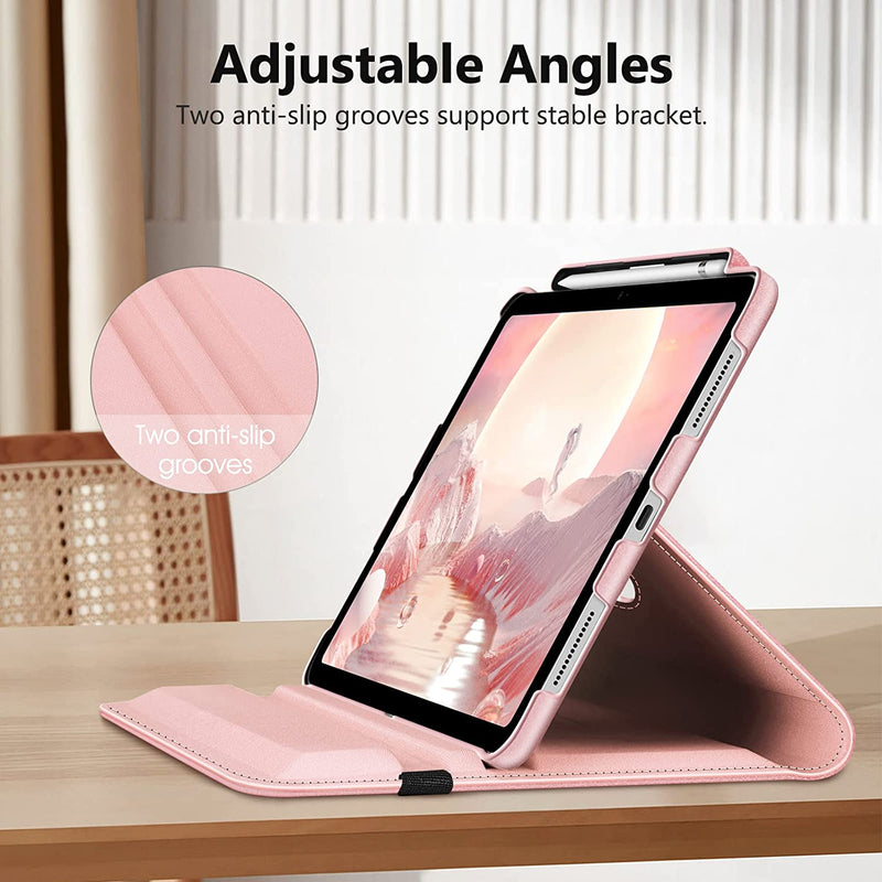 iPad 11-Inch A16 Chip 2025, iPad 10th Gen (2022) 360-Degree Rotating Case w/ Pencil Holder | Fintie