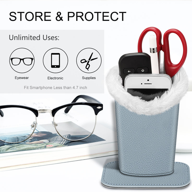 Fintie Plush Lined Eyeglasses Holder with Magnetic Base