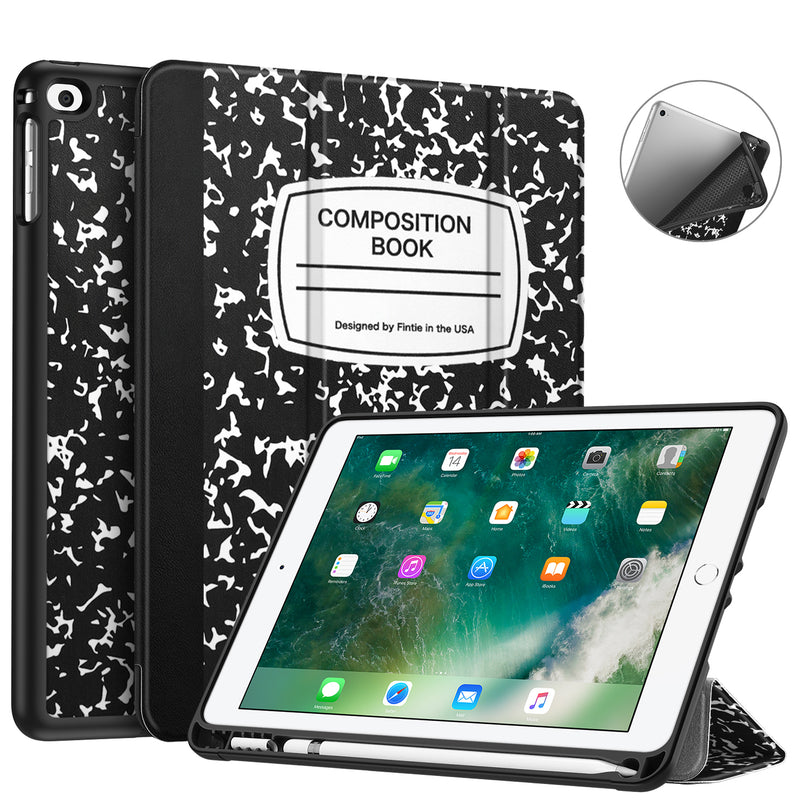 iPad 6th/5th Gen, iPad Air 2/1 SlimShell Case with Pencil Holder | Fintie