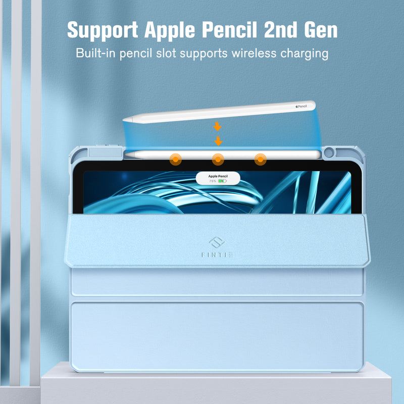 Apple Pencil Pro wireless charging with Fintie case on