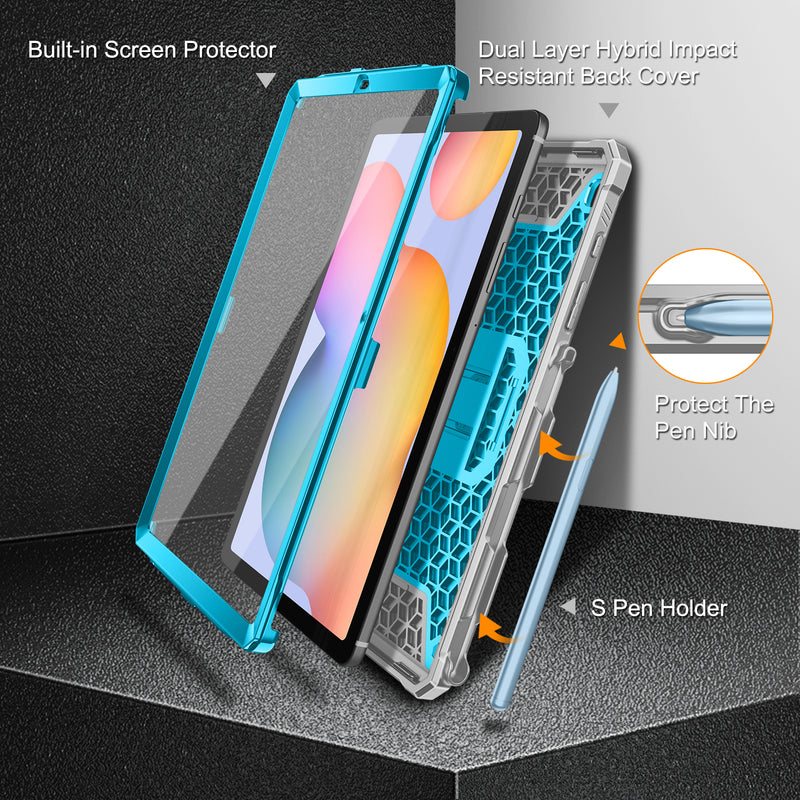 Galaxy Tab S6 Lite 10.4" 2024/2022/2020 Tuatara Rugged Case | Fintie