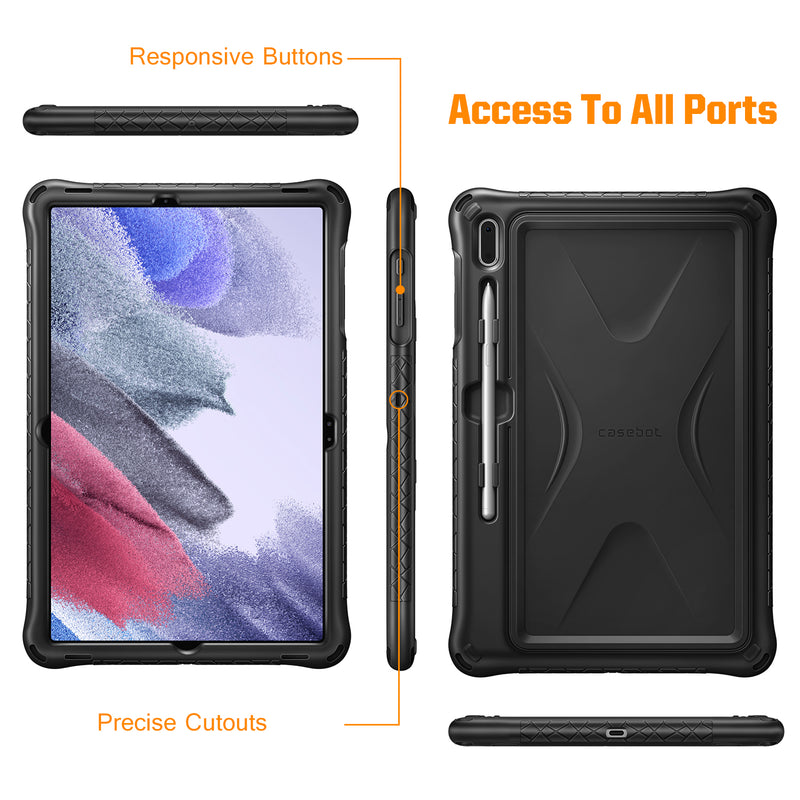 Galaxy Tab S8 Plus / Tab S7 FE / Tab S7 Plus Silicone Case | Fintie
