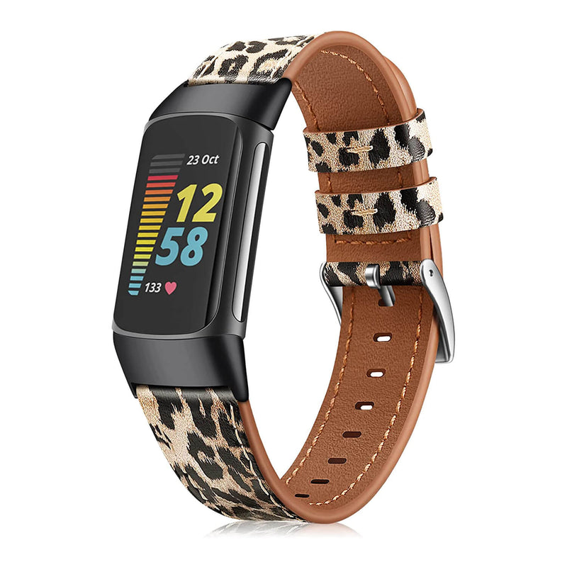 Fitbit Charge 5 Genuine Leather Band | Fintie