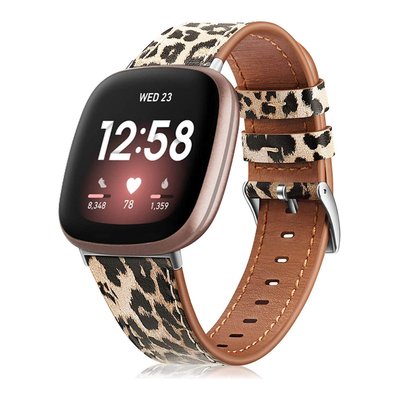 Fitbit Versa 4/Fitbit Versa 3/Fitbit Sense Genuine Leather Band