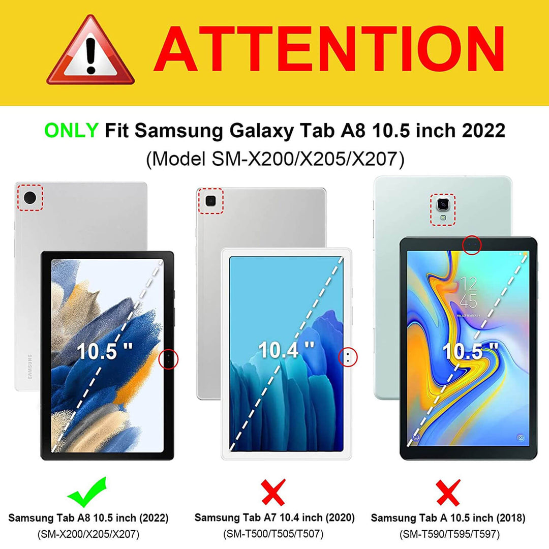 Galaxy Tab A8 10.5 Inch 2021 Multi-Angle Viewing Case | Fintie