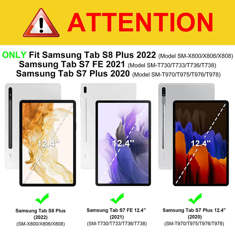 fintie galaxy tab s8 plus case compatible models