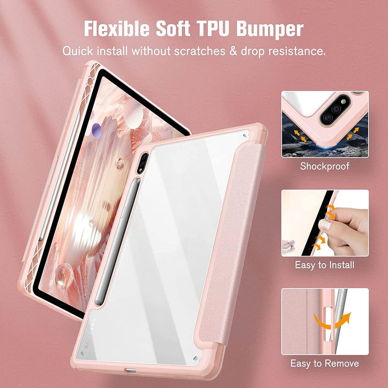 Galaxy Tab S8/Tab S7 11-inch Hybrid Slim Case with S Pen Holder | Fintie