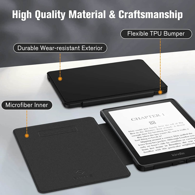 Kindle Paperwhite (11th Gen 2021) Hybrid Slim Case | Fintie