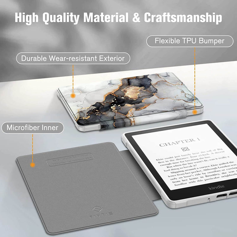 Kindle Paperwhite (11th Gen 2021) Hybrid Slim Case | Fintie