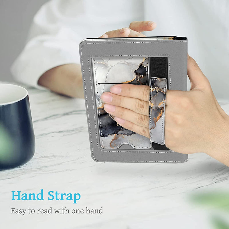 Kindle Paperwhite (11th Gen 2021) Sleeve Case with Foldable Stand and Hand Strap | Fintie