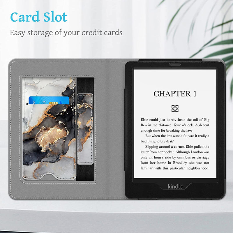 Kindle Paperwhite (11th Gen 2021) Sleeve Case with Foldable Stand and Hand Strap | Fintie