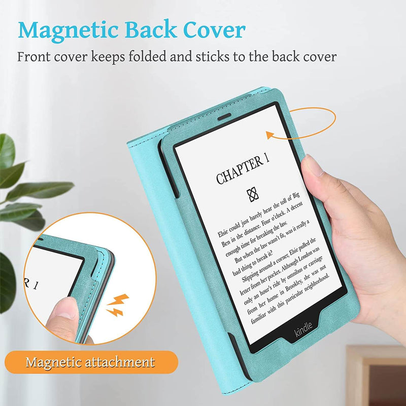 Kindle Paperwhite (11th Gen 2021) Sleeve Case with Foldable Stand and Hand Strap | Fintie