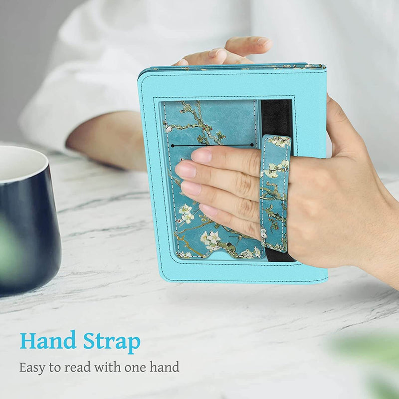 Kindle Paperwhite (11th Gen 2021) Sleeve Case with Foldable Stand and Hand Strap | Fintie