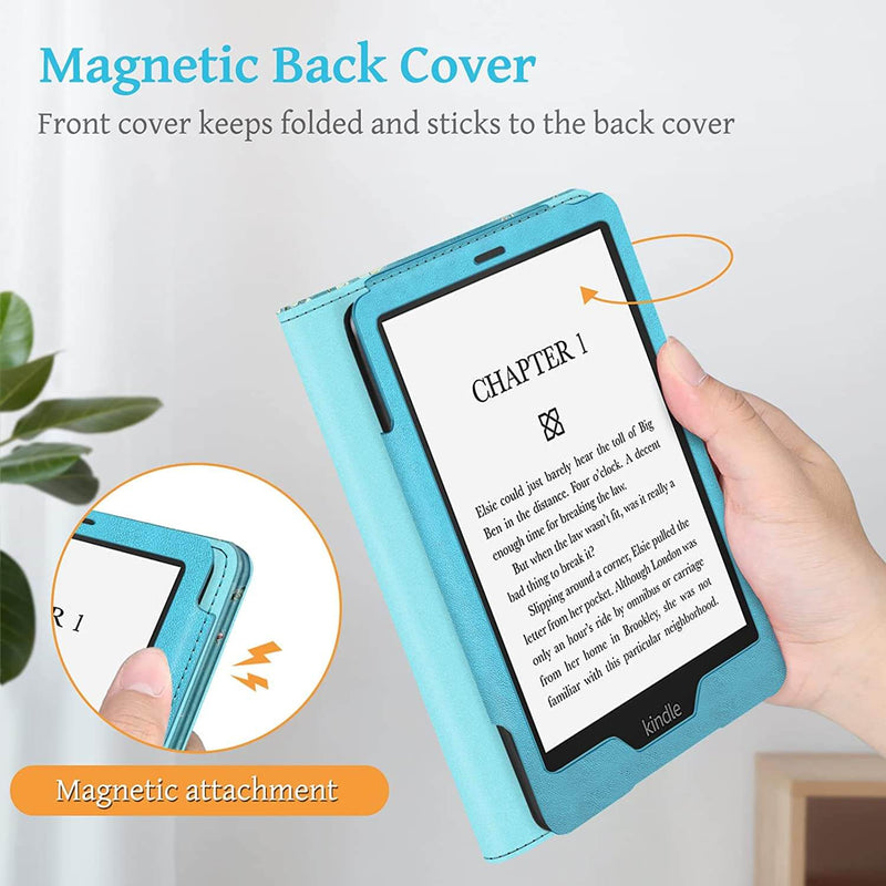 Kindle Paperwhite (11th Gen 2021) Sleeve Case with Foldable Stand and Hand Strap | Fintie