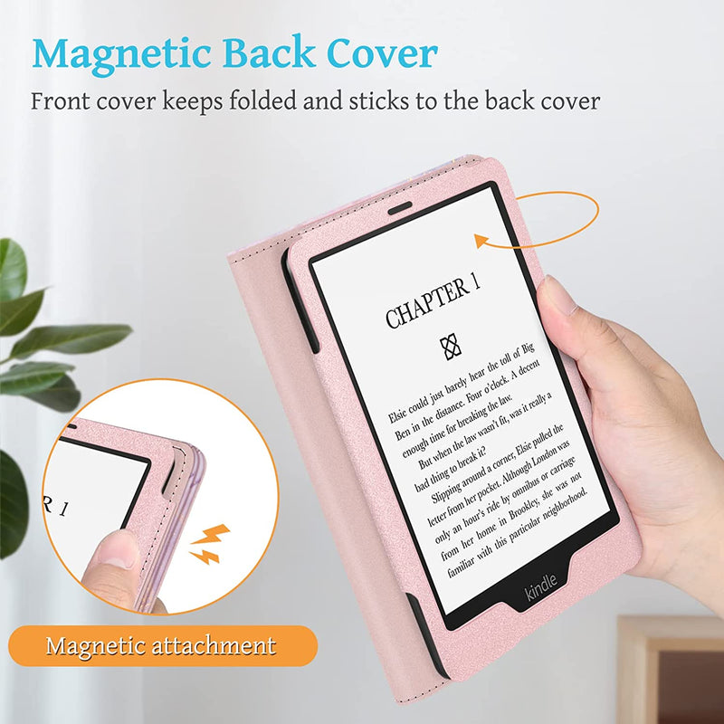 Kindle Paperwhite (11th Gen 2021) Sleeve Case with Foldable Stand and Hand Strap | Fintie