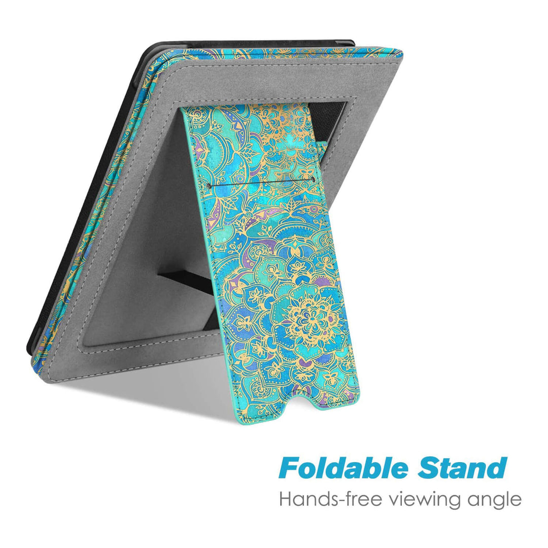 Funda Con Soporte Para Kindle Paperwhite 10ª Generación 2018 - Con Correa De Mano Y Ranura Para Tarjeta